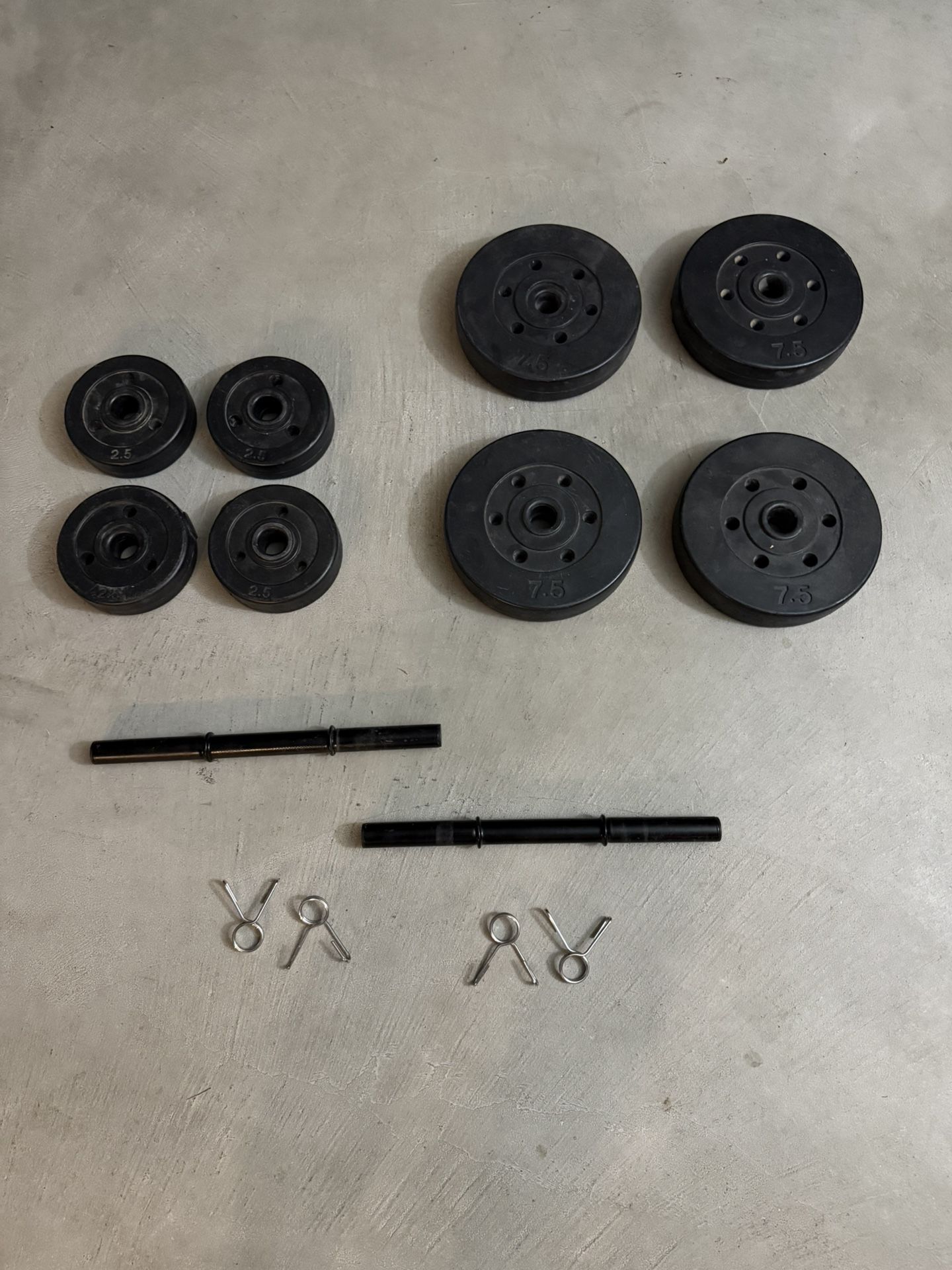 40 LBS + Handles & Clips
