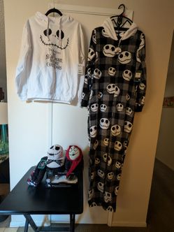 Nightmare Before Christmas Cozy Gift Set - Hoodie, Onesie, Slippers, and Mugs