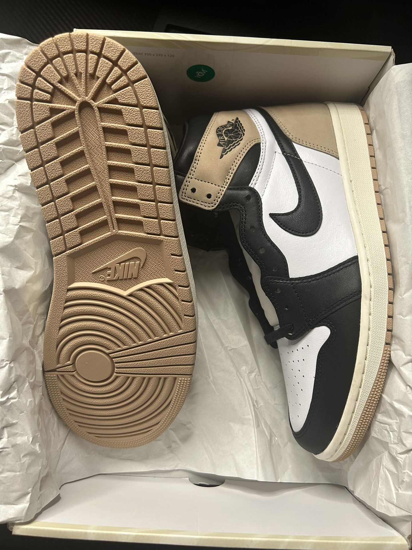 Jordan 1 High Latte Size 10.5M New