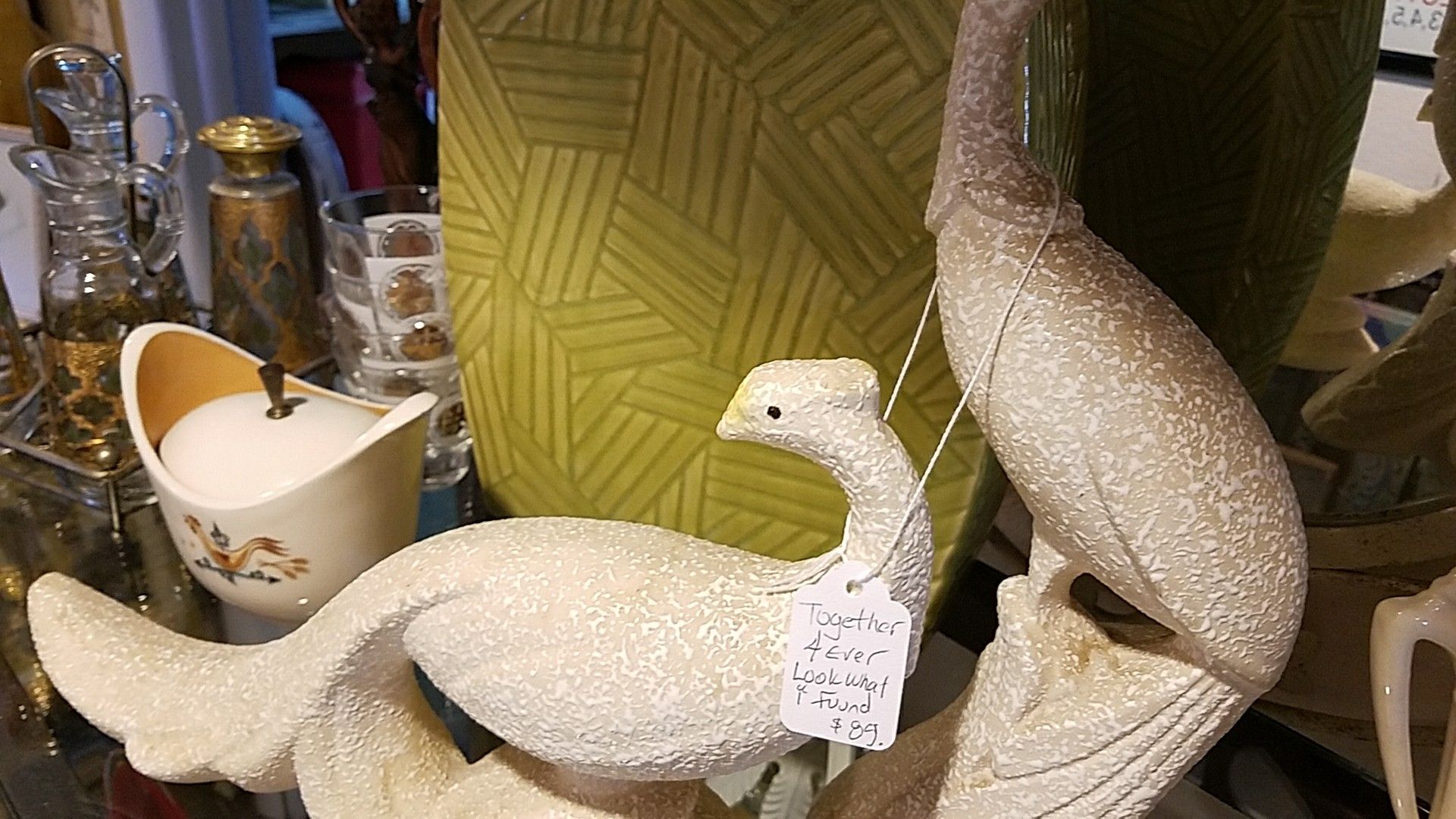 Mid century modern peasants, figurines