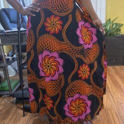 African Rap Around Skirt 