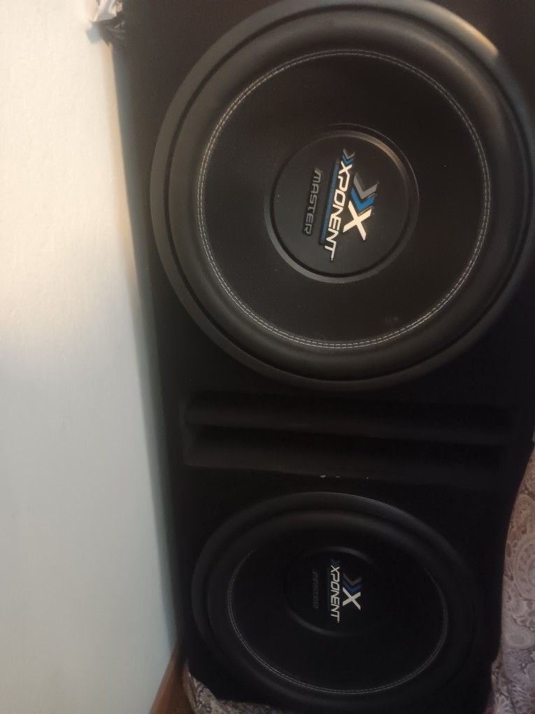 2 Exponent Masters 15 Inch Subs