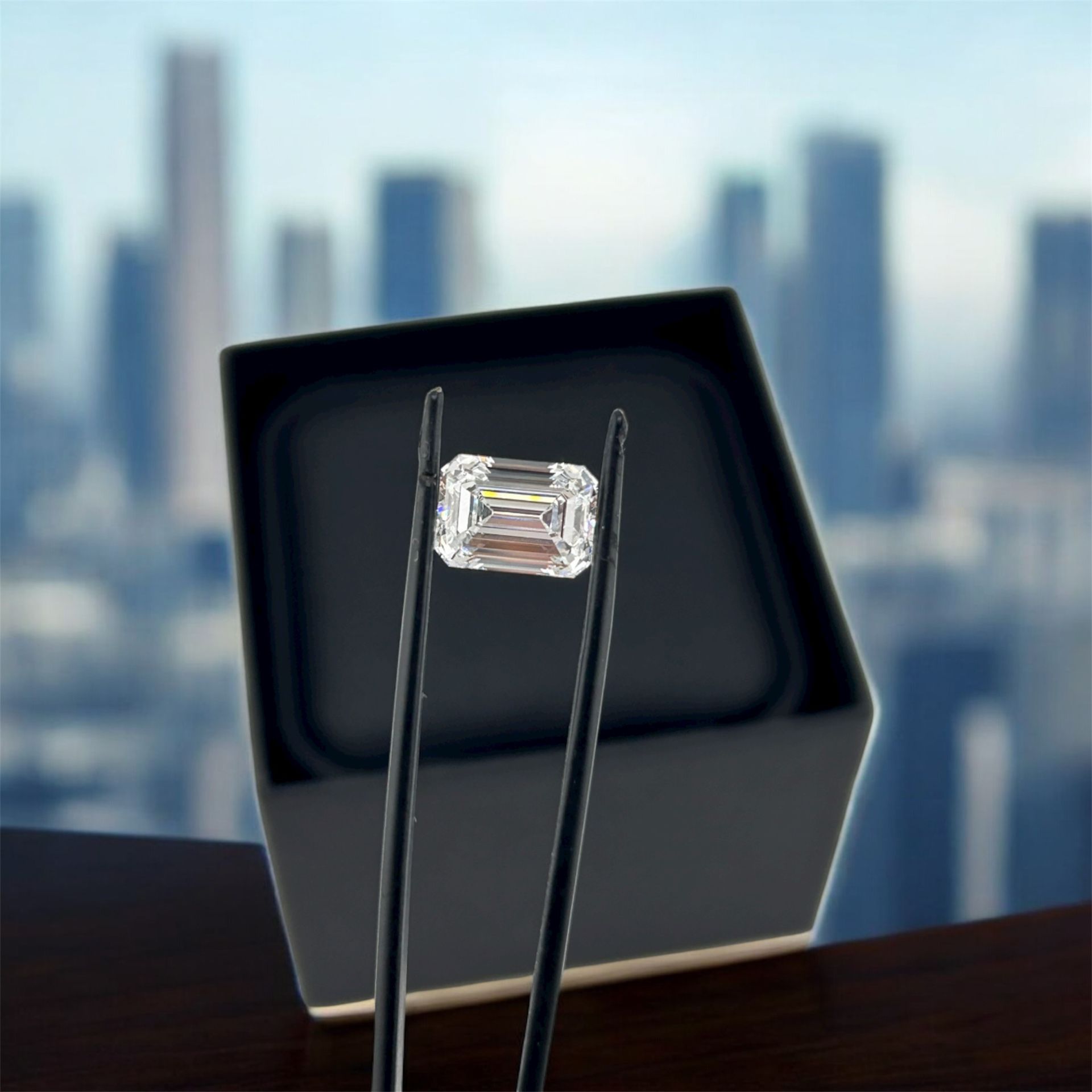 Emerald Shape Lab Grown Diamond For Jewelry 