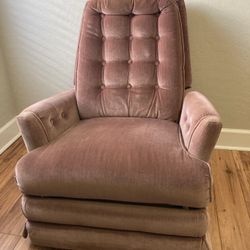 Vintage Swivel Rocker Recliner