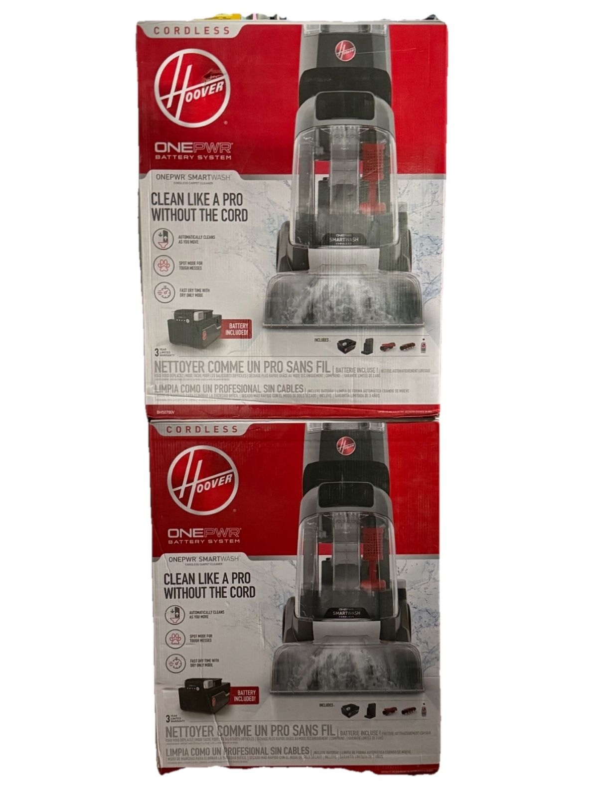 ONEPWR SmartWash Cordless Carpet Cleaner