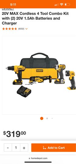 New Dewalt 20v drill set in the box