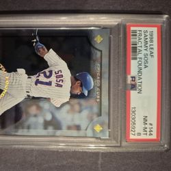 Sammy Sosa 50th ANNIVERSARY CARD PSA 8 #144