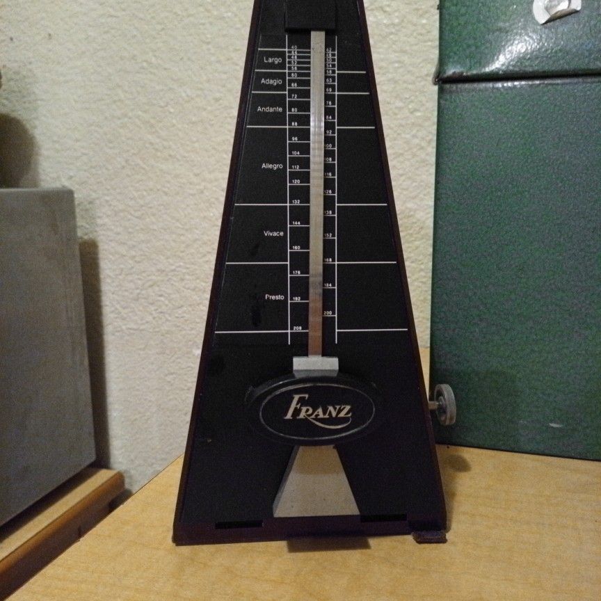 Vintage Franz Keywound Metronome w/ Floating Mechanism,