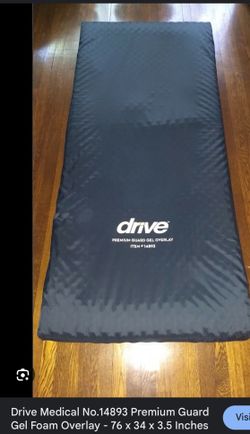 Drive Medical Premium Guard Gel Foam Overlay Mattresses