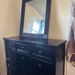 Solid wood Mohogany bed frame