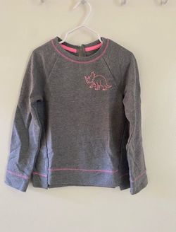 Cute Cat & Jack Long Sleeve Shirt Top - Size 4T - Pink Dino Detail