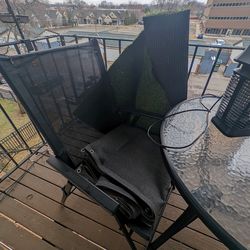 Patio set up