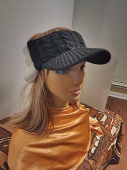 Black And White Winter Visor