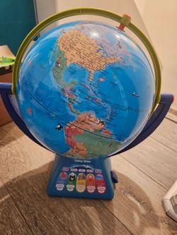 Kids learning globe