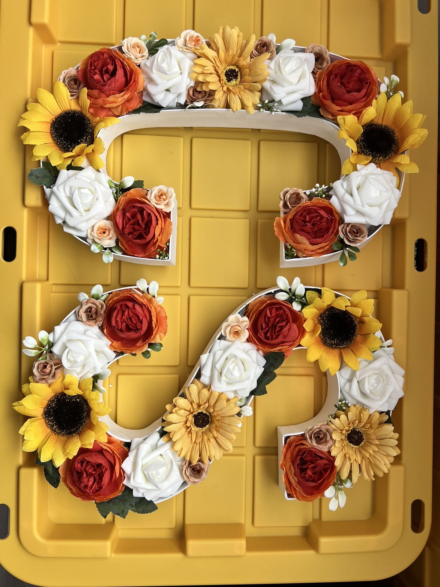 C & S Flower Letters