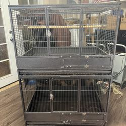 Double / Stacked bird cage