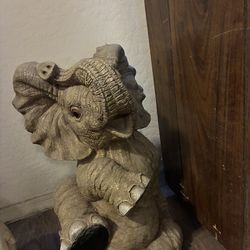 Ceramic baby elephant