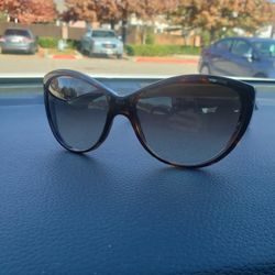 Alexander McQueen Cat Eye Sunglasses in Havana Brown $215 Obo