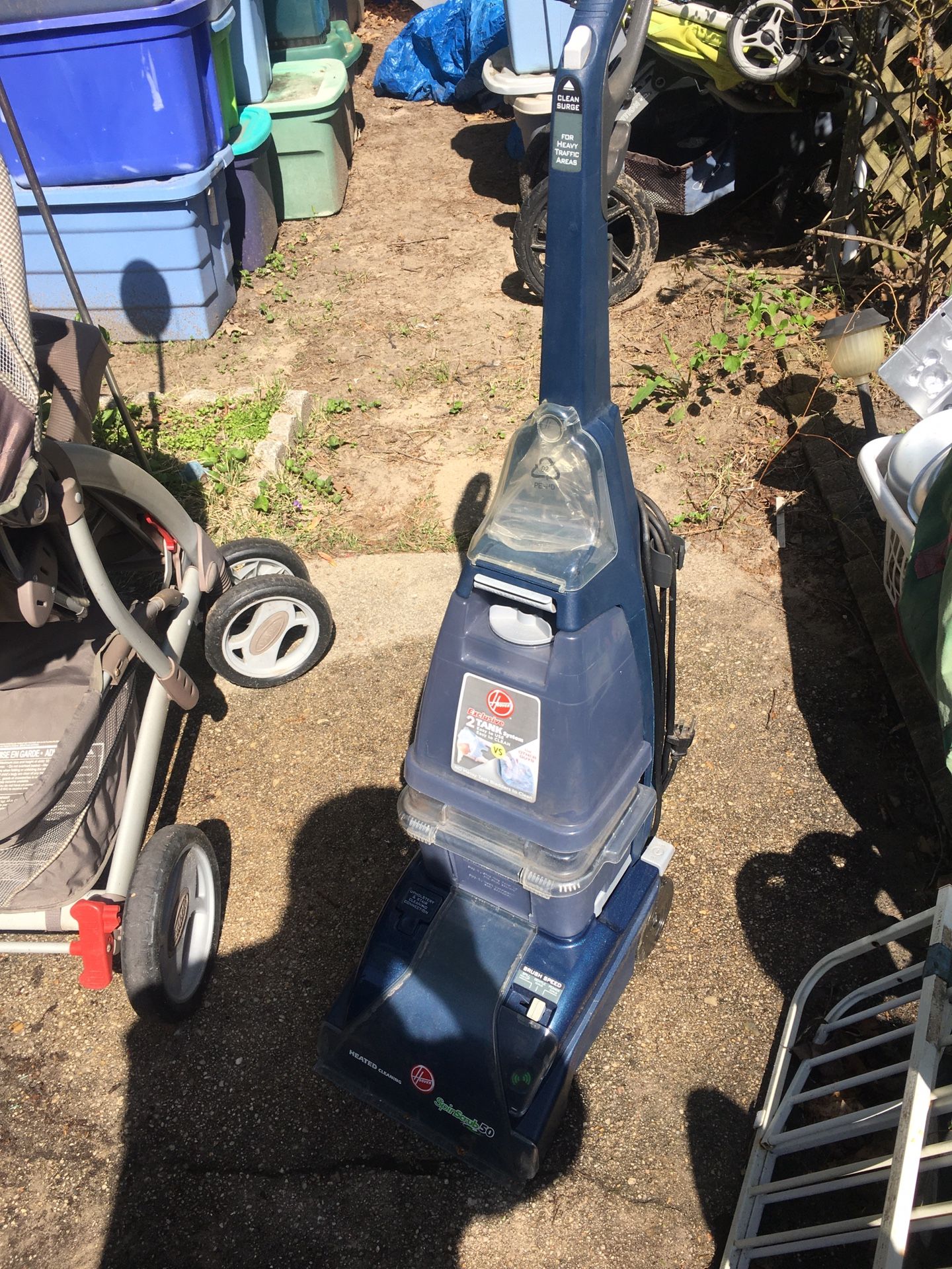 Very nice Hoover carpet steam cleaner only 75 