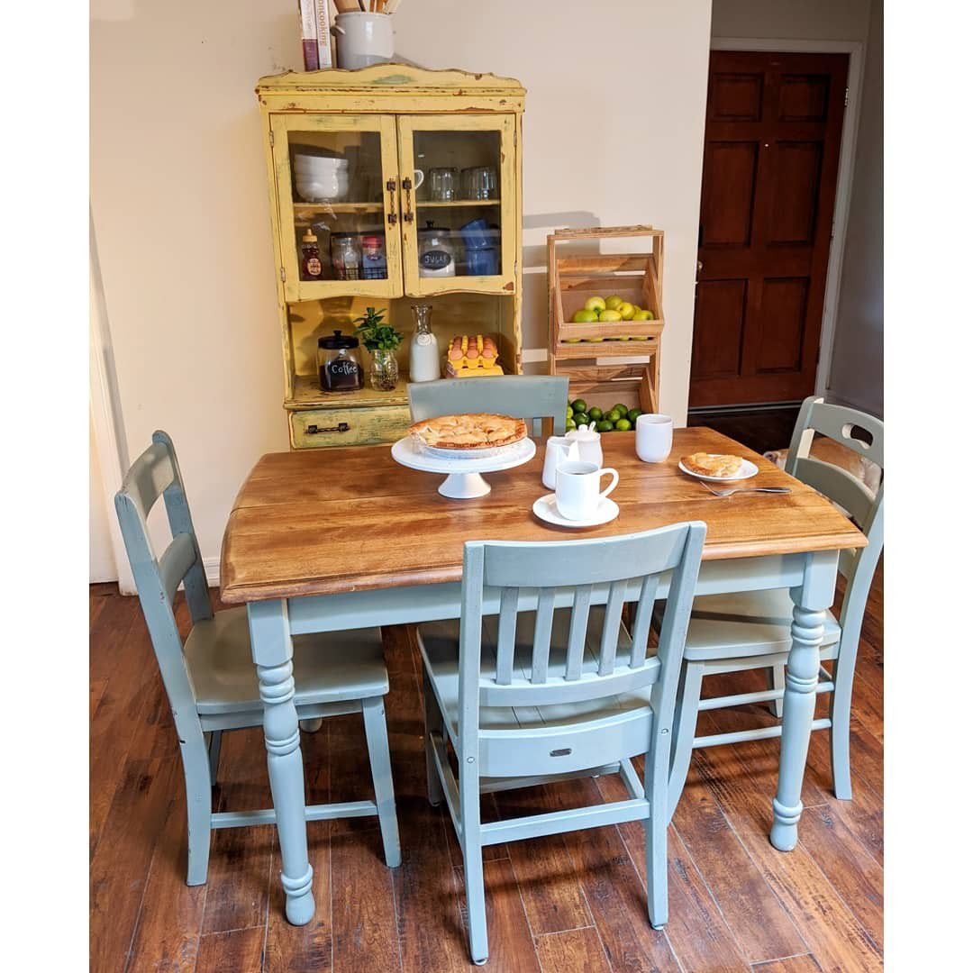 Small country dining table and chairs