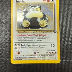 Pokemon, Snorlax (11) - Jungle Unlimited Holo