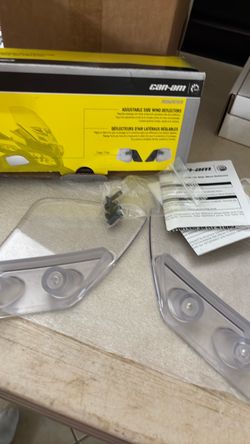 Can-Am Roadster Adjustable Side Wind Deflectors