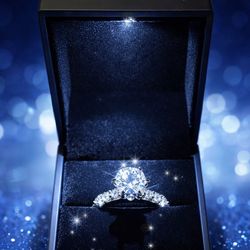 3 Ct Moissanite Engagement Ring