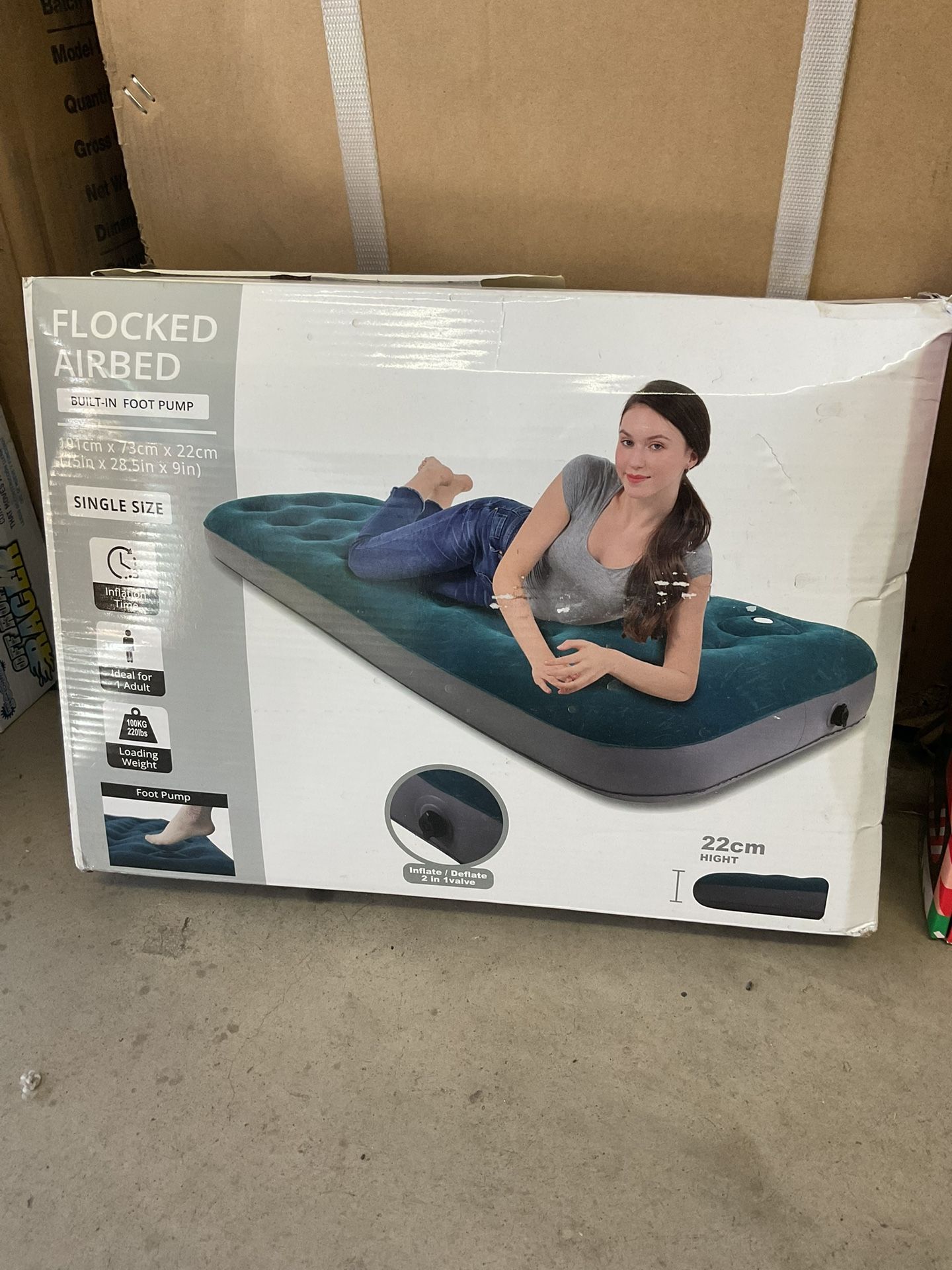 🏕️ Single Size Camping Air Mattress (unopened)