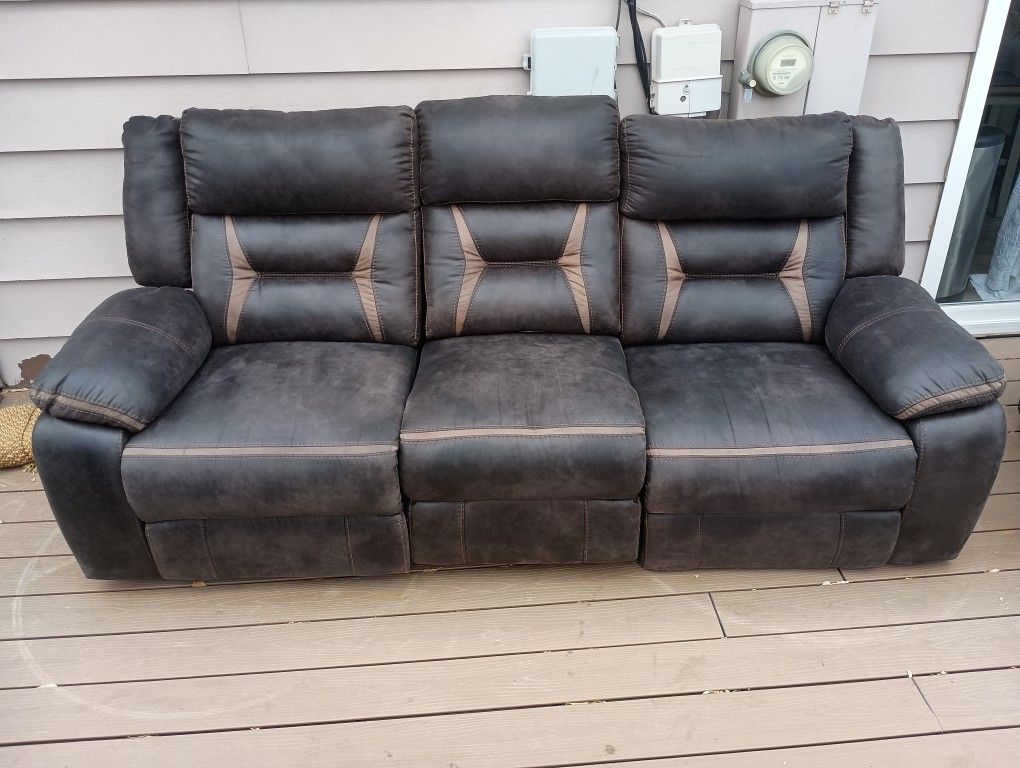 Coaster Greer 2 -piece Reclining Glider Sofa Set