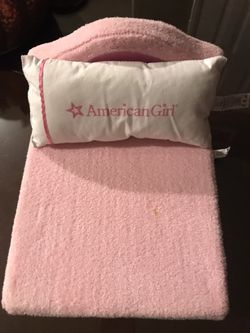 American Girl Doll Bed / Chair with Pillow and Blanket