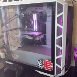 WORTH 1200! Gaming PC with RTX 2060 Ti Ryzen 5 Both Over clocked All White Custom Build