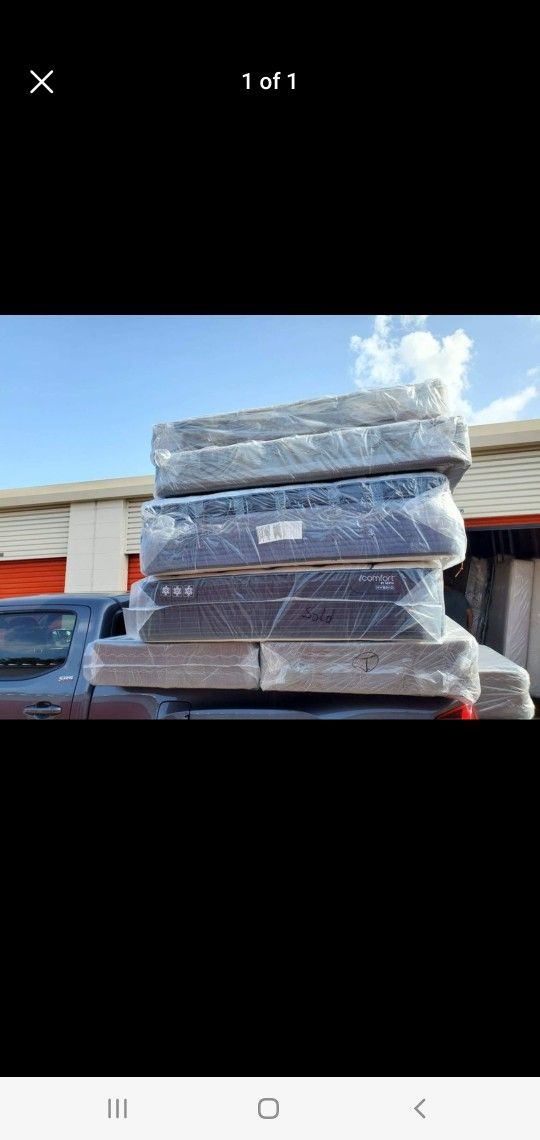 queen size new box spring can deliver