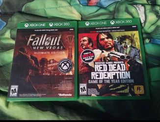 Fall out & red dead redemption - Xbox 360/Xbox one
