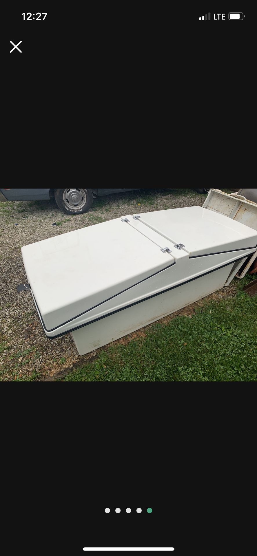 Industrial T ruck tool box super strong fiberglass and steel Removable Sliding Racks utility workers