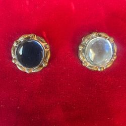 Silver Cobalt Earrings