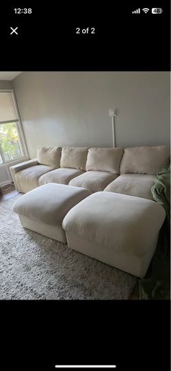 White couches