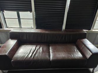 Sofa- Pleather.