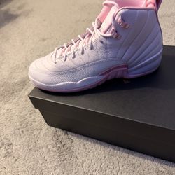 Pink Jordan 12