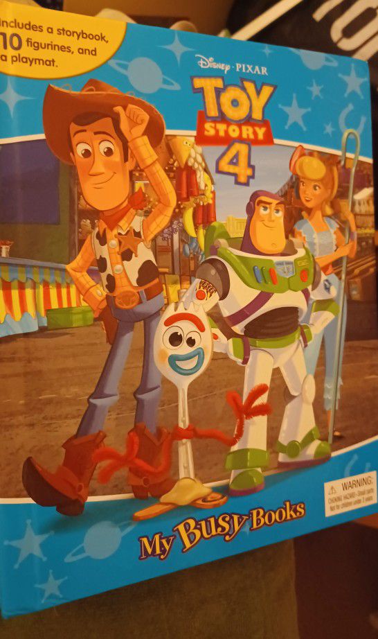 Brand New Children's Disney's Toy Story 4 My Busy Book 