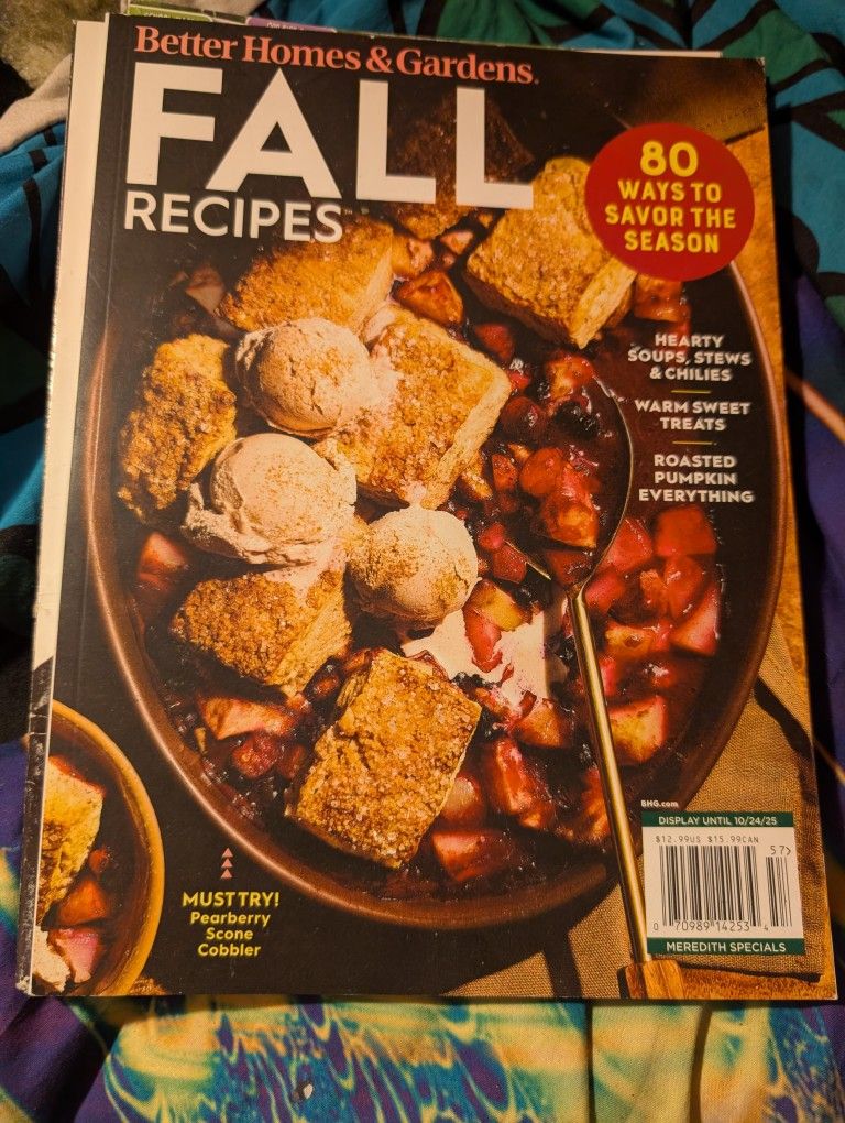 P Better Homes And Gardens Fall Recipes Magazine 10/24/2025
