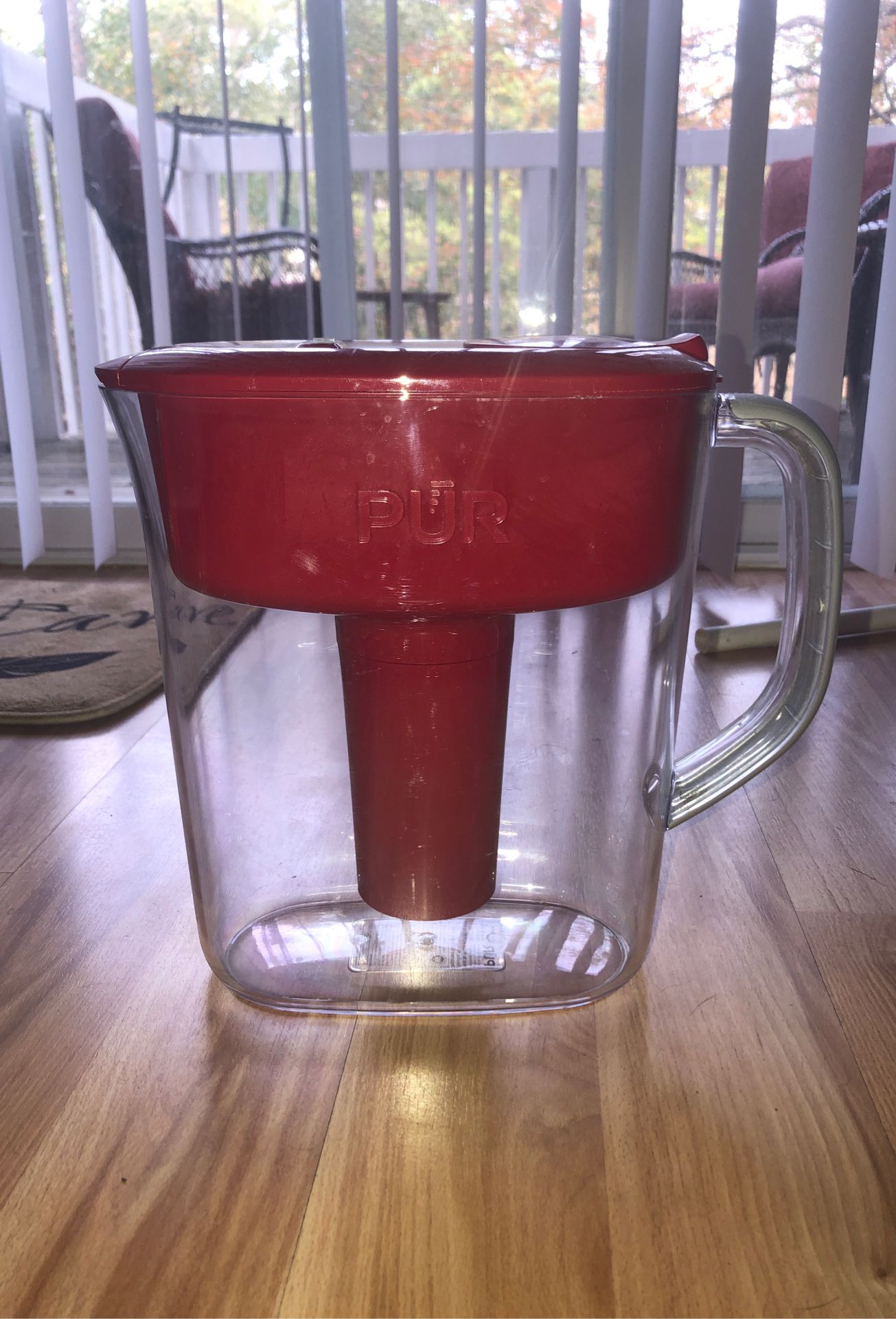 PUR water filtering pitcher