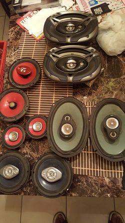 All types of speakers for SALE... LET KNOW WHICH ONES..