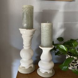 Pottery Barn Candles And Candle Holders 