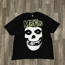 Sick The Original Misfits Black & Green T shirt From Sonic Temple