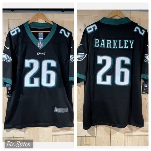Philadelphia Eagles Black Jersey M L XL XXL