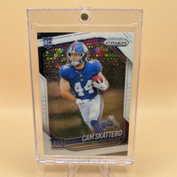 2025 Cam Skattebo Prizm White Disco Rookie Card🔥