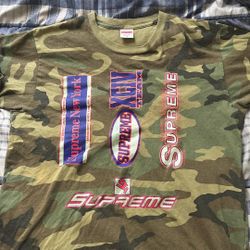 Medium Supreme Camo Shirt Adult Fall/winter 2021 Collection