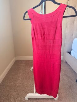 Red Bandage Bodycon Midi Dress