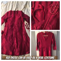 Dress/Devil Halloween Costume 