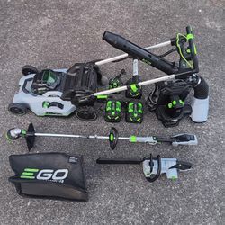 EGO Self Propelled Lawnmower - Backpack Leaf Blower - Chainsaw - Line Trimmer.For Pick Up Fremont Seattle. No Low Ball Offers. No Trades 